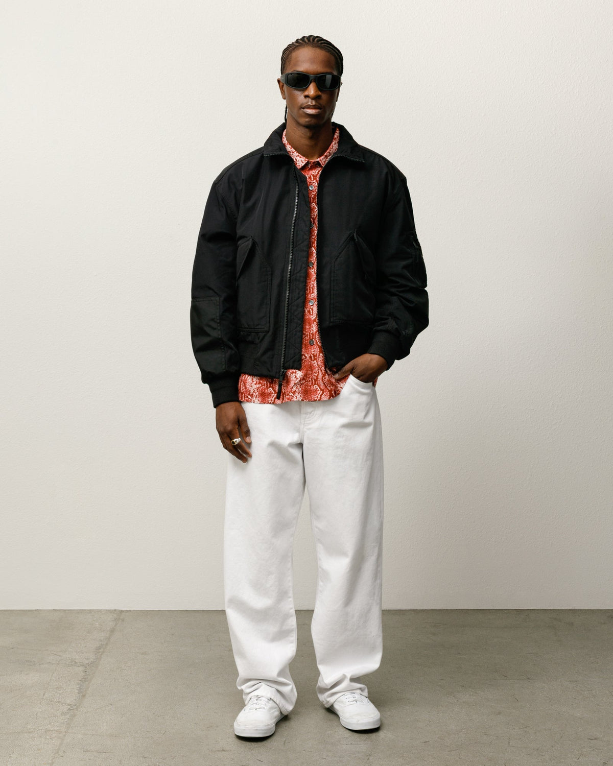 MOCK NECK FLIGHT BOMBER