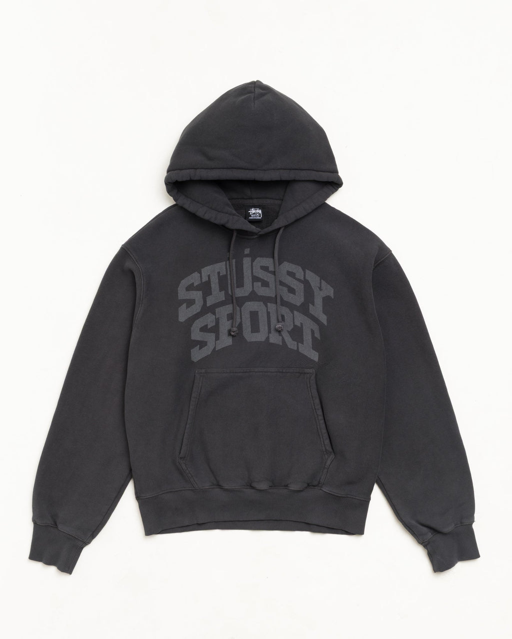 BLOCK SPORT HOODIE GARMENT DYED